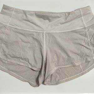 White Speed up shorts 2.5”